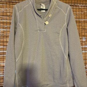 The North Face Gray Patterned Pullover